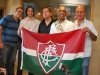 Gil com torcedores do Fluminense